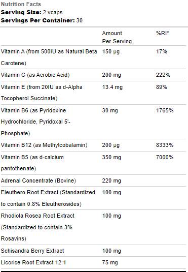 Nucleo surrenale | con Ashwagandha - 60 capsule