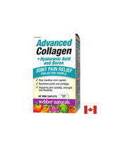 Collagene avanzato + acido ialuronico e boro/ Collagene + acido ialuronico e boro x 40 mini capsule <tc>Webber Naturals</tc>