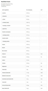 Dopo l'allenamento professionale - KEEZA | Recupero Post-Allenamento 500 grammi