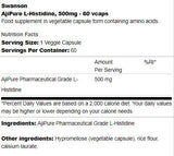 AjiPure L-istidina 500 mg 60 capsule
