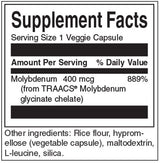 Albion Molibdeno Chelato 400 mcg - 60 capsule