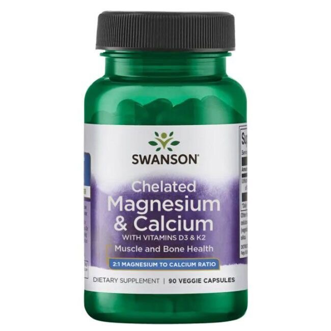 Magnesio Albion & Calcio/con vitamina D3 & K2 - 90 capsule