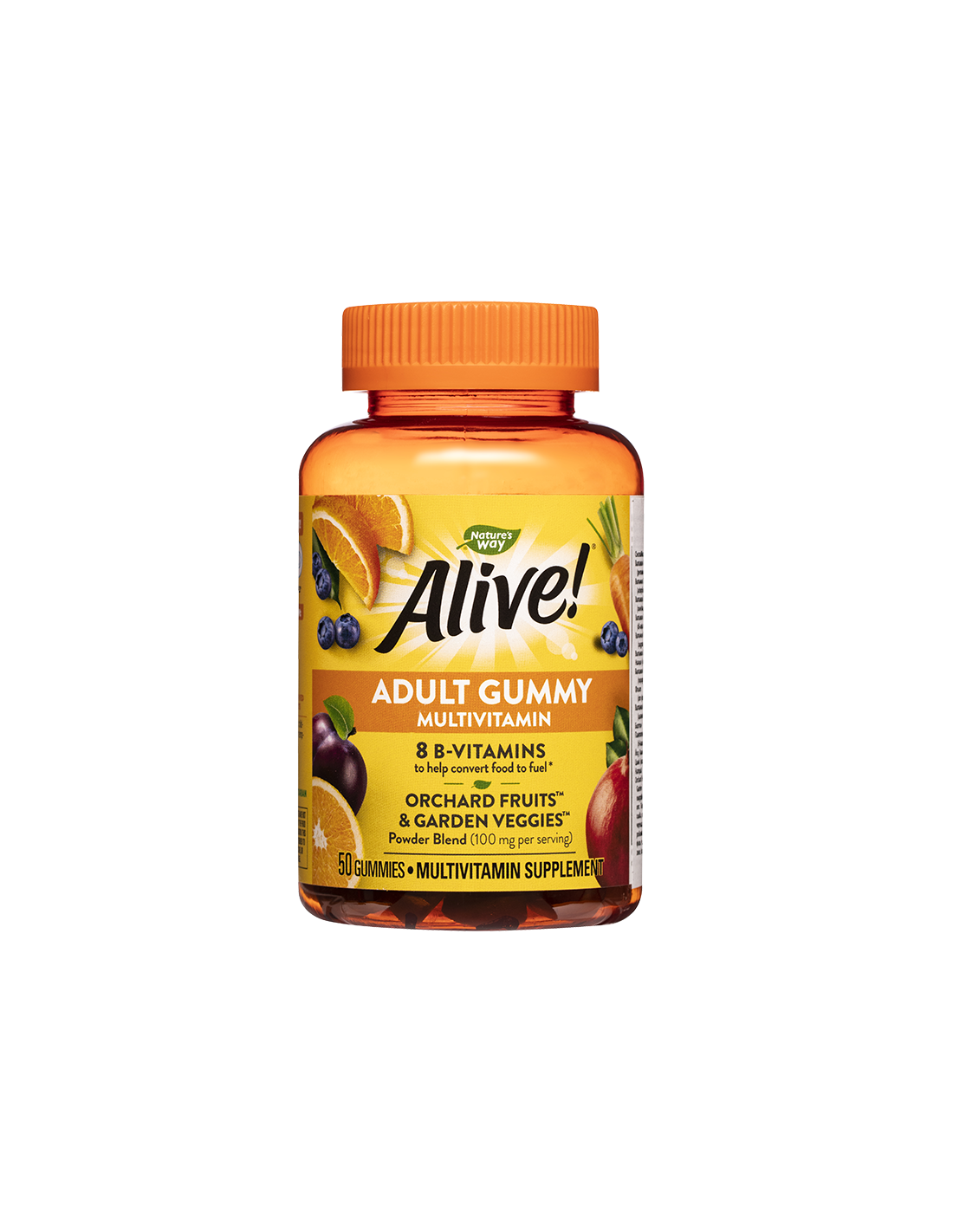 <tc>Alive</tc>! Multivitaminico gommoso per adulti/ <tc>Alive</tc>! Multivitaminici, 50 compresse di gelatina Nature's Way
