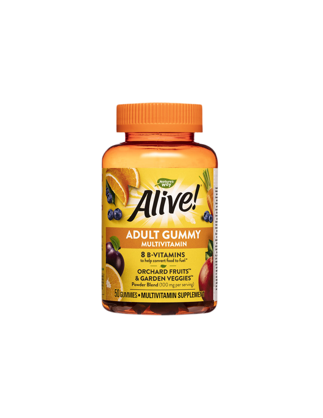 <tc>Alive</tc>! Multivitaminico gommoso per adulti/ <tc>Alive</tc>! Multivitaminici, 50 compresse di gelatina Nature's Way