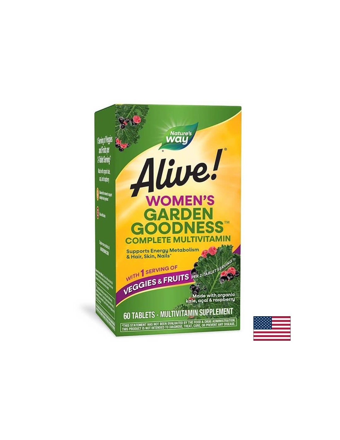 <tc>Alive</tc>! Garden Goodness Multivitaminico per donne - 60 compresse