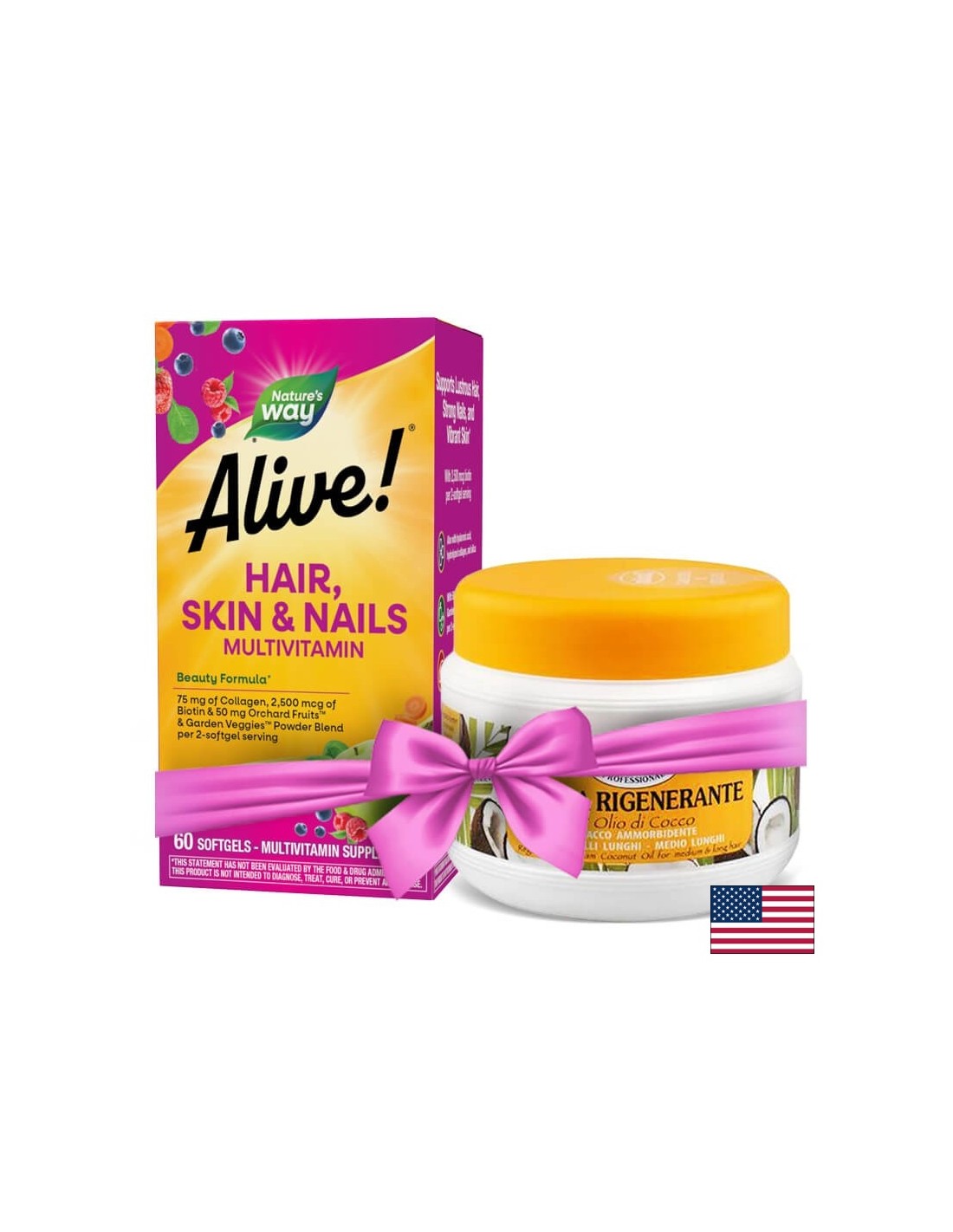 <tc>Alive</tc>! Capelli, Pelle e Unghie - 60 confetti