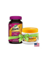 <tc>Alive</tc>! Capelli, Pelle & Formula Premium Multivitaminica Gommosa per Unghie / <tc>Alive</tc>! Capelli, pelle e unghie - Formula Premium, 60 compresse di gel Nature's Way