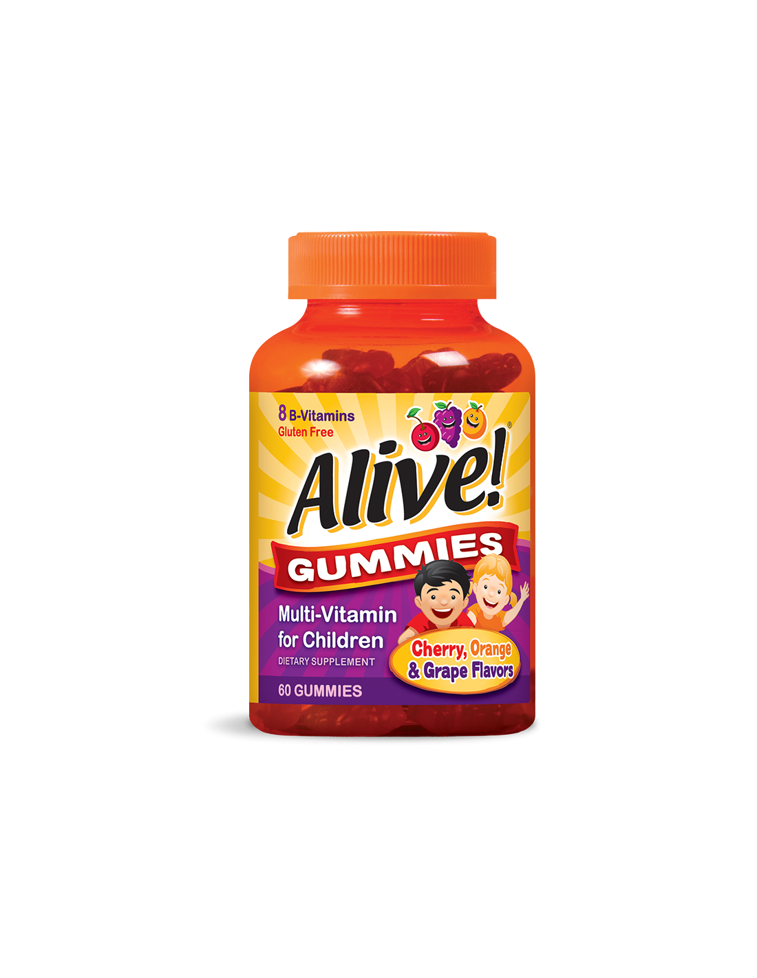<tc>Alive</tc>! Multivitaminico per bambini Gummies / <tc>Alive</tc>! Multivitaminici per bambini x 60 compresse gel Nature's Way