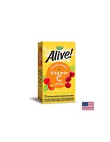 <tc>Alive</tc>! Vitamina C / <tc>Alive</tc>! Vitamina C (da acerola biologica), 120 capsule Nature's Way
