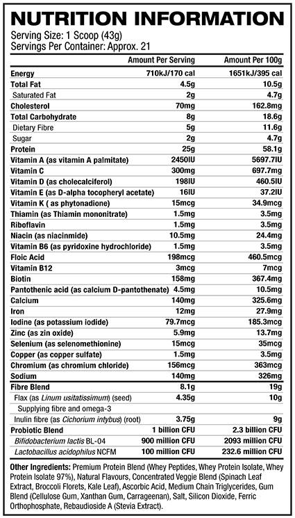 All-In-One WHEY + Greens 903 grammi