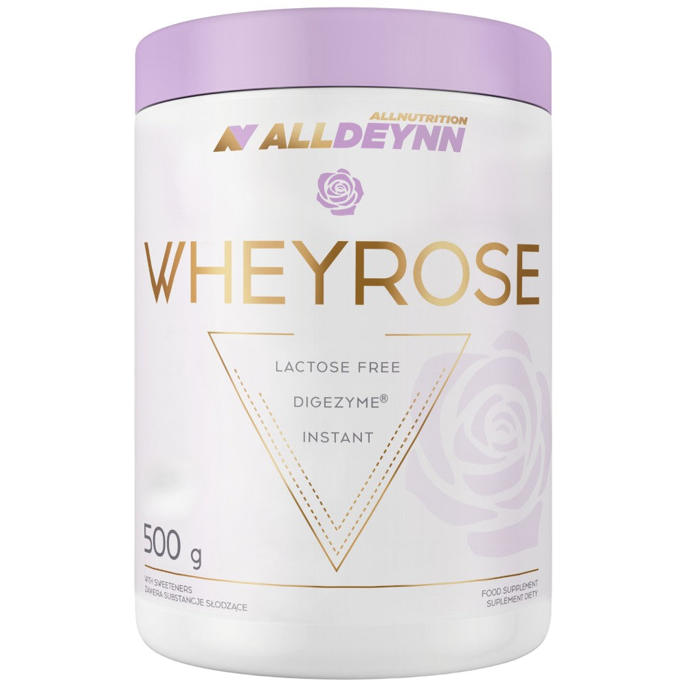 TuttiDeynn | WheyRose - Proteine ​​senza lattosio con DigeZyme - 500 grammi