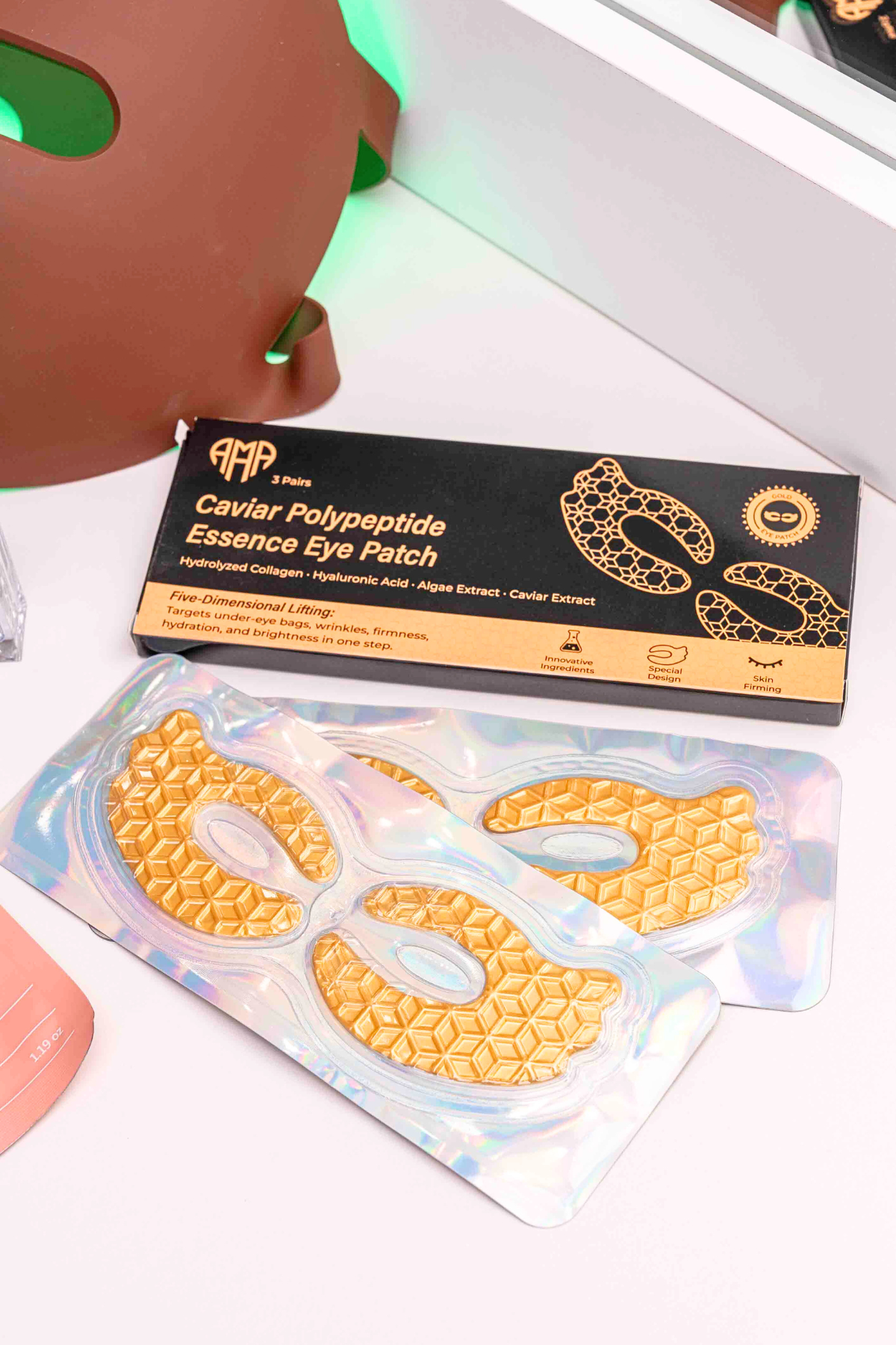 Carag Polipeptide Essence Eye Patch - Collagene intensivo e cura dell'idratazione (3 PC)