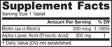 Sostegno alfa lipoico 300 mg - 120 Compresse