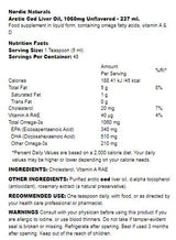 Olio di fegato di merluzzo artico 1060 mg - 237 ml