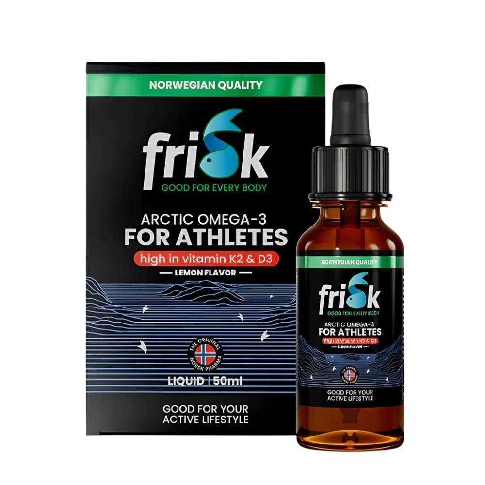 Arctic Sport – Omega-3 per atleti – Pesce selvatico dalla Norvegia/Gusto limone – 50 ml
