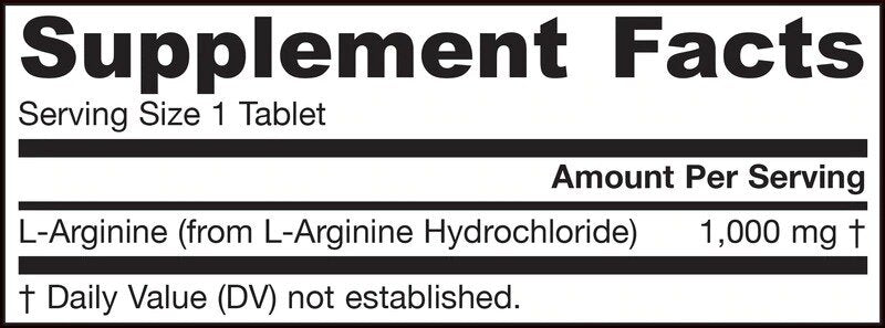 Arginina 1000 mg/Arginina - 100 compresse