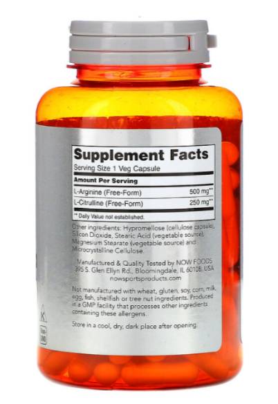 Arginina & Citrullina - 120 capsule