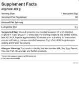 Arginina HCL - 400 grammi