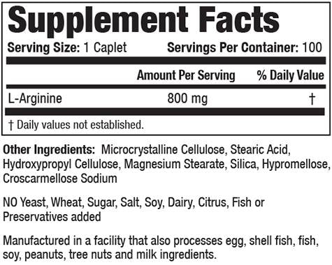 Arginina suprema - 100 compresse
