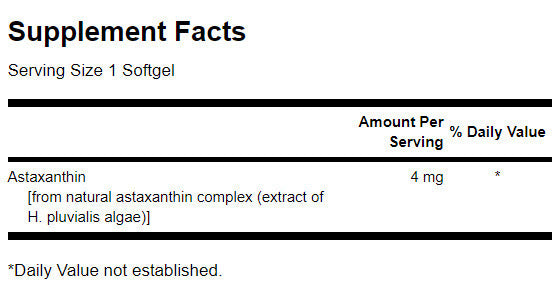 Astaxantina 4 mg - 60 Capsule gel