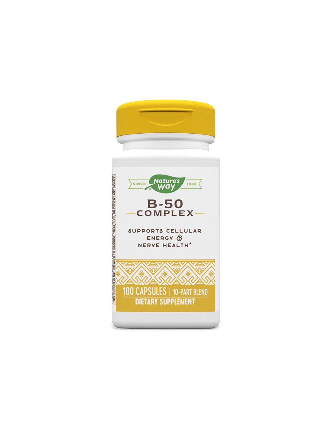 Complesso B-50 - Complesso di vitamina B-50, 100 capsule Nature's Way