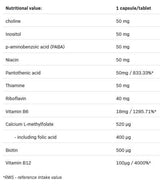 B-Complex 50 Metile - 100 capsule