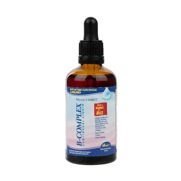 Complesso di vitamina B (B-Complex) 60 ml OLANDA & BARRETT