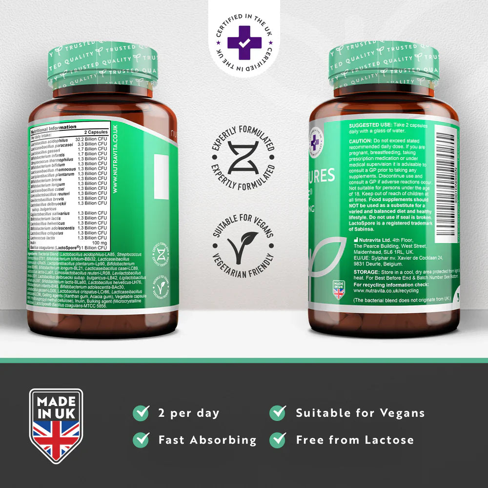 Synbiotic 30 miliardi, 21 ceppi /60 capsule, 60 giorni /