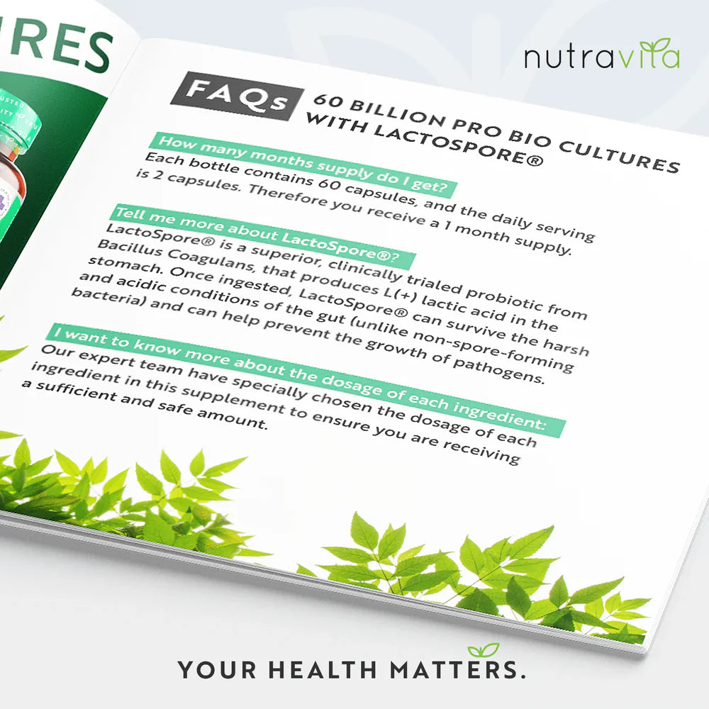 Synbiotic 30 miliardi, 21 ceppi /60 capsule, 60 giorni /