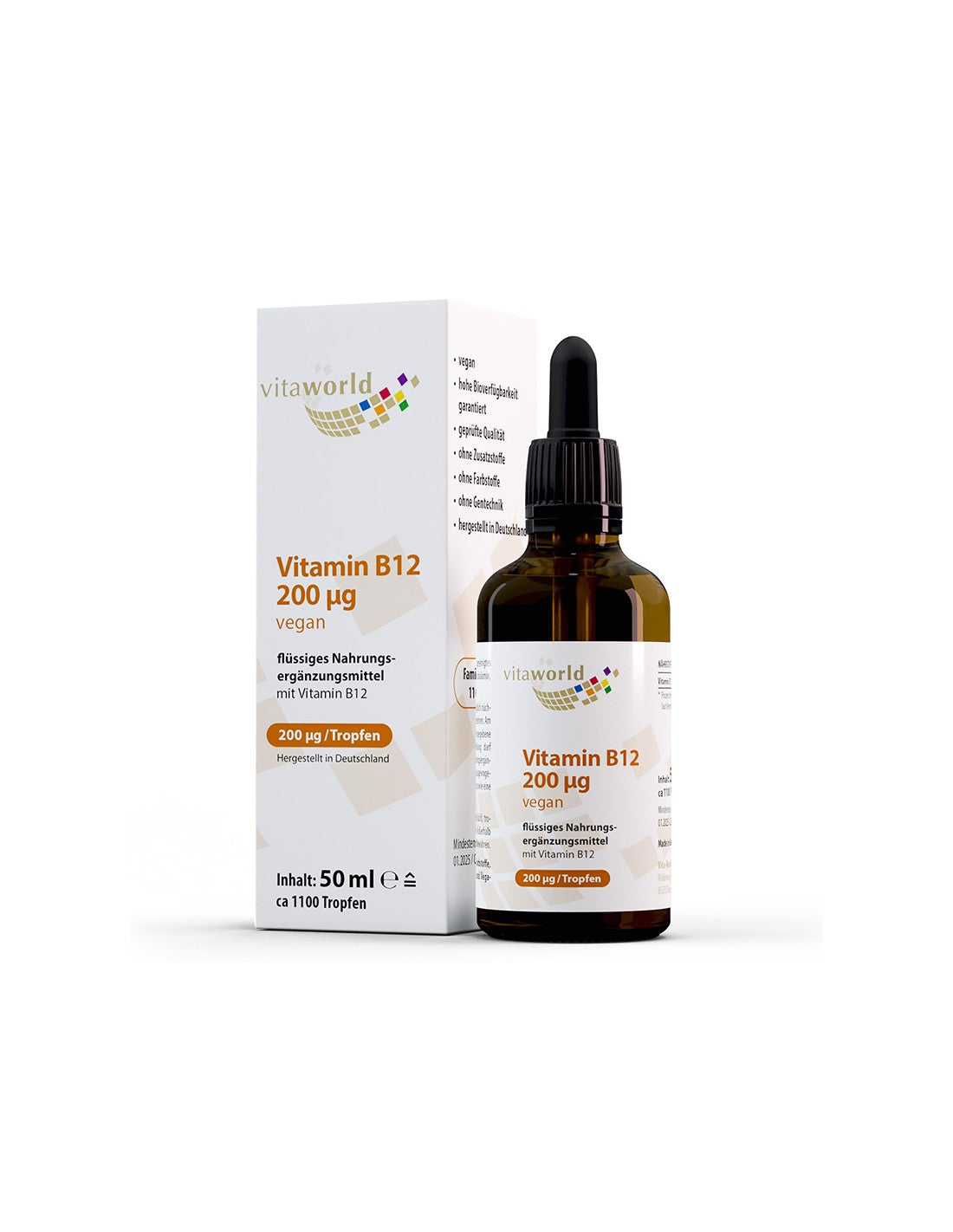 Sistema nervoso - Vitamina B12 200 µg, gocce 50 ml