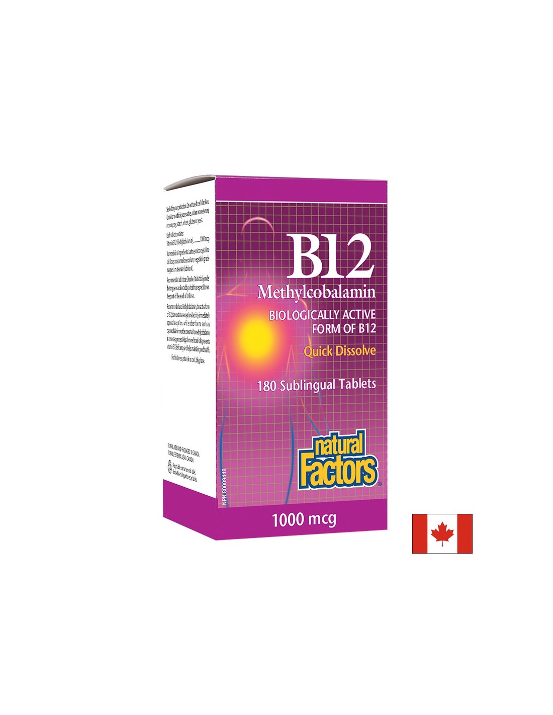 B12 Metilcobalamina 1000 mcg - 180 Compresse sublinguali