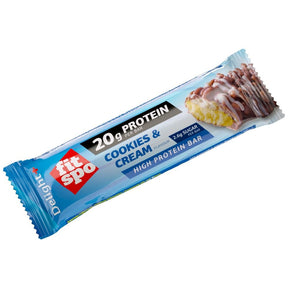 Delight+ Protein Bar Cookies and Cream - 60 grams - Nutra Best Europe