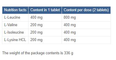 BCAA 4000 Formula forte - 240 compresse