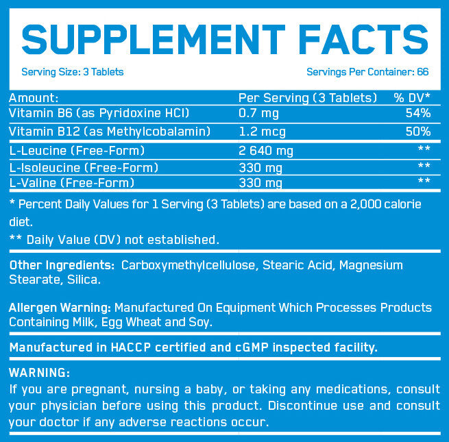 BCAA 8:1:1 1000mg/200 Compresse.