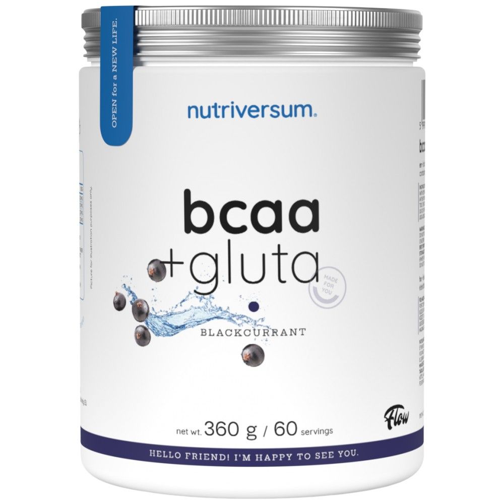 BCAA + Gluta in polvere | Flusso: 360 grammi