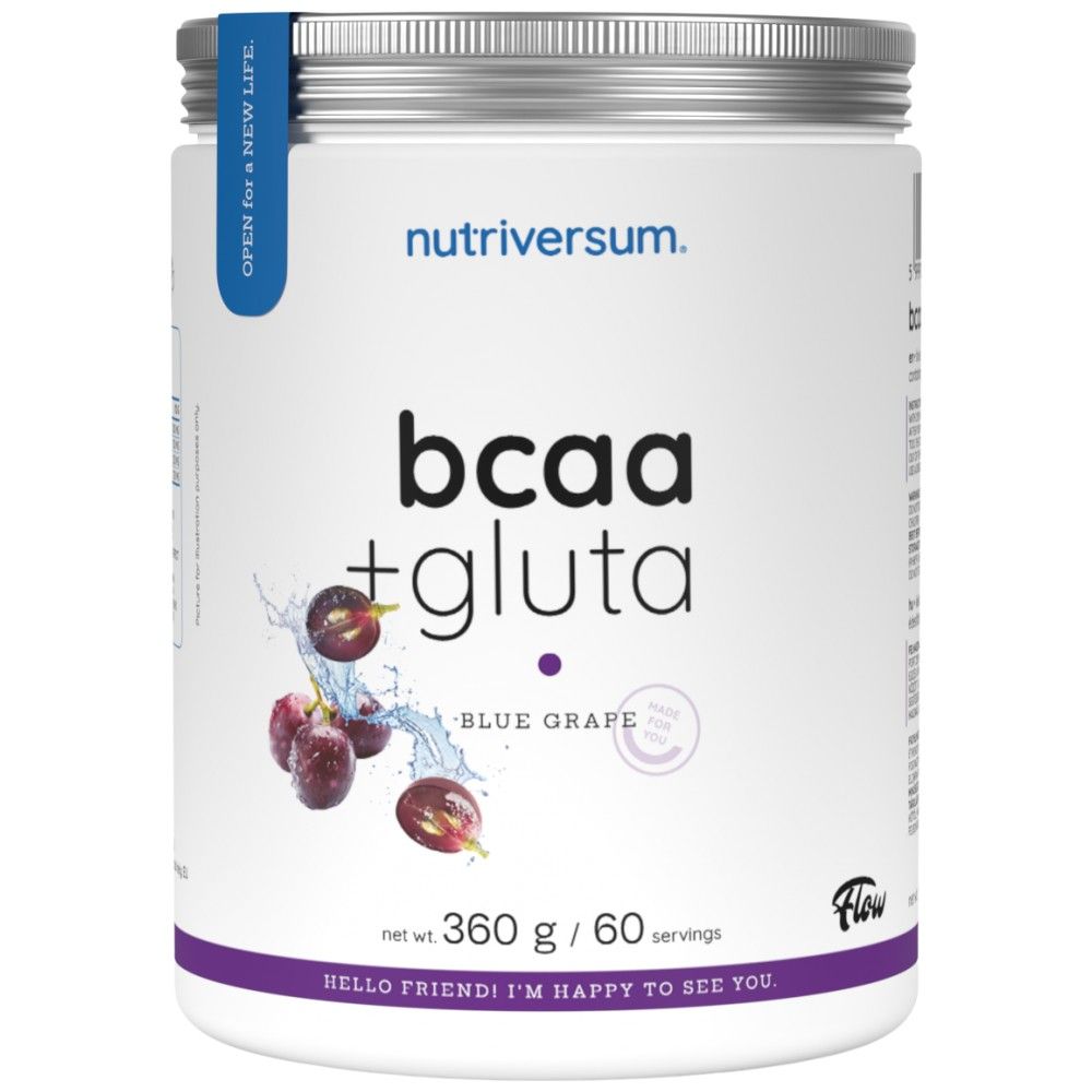 BCAA + Gluta in polvere | Flusso: 360 grammi
