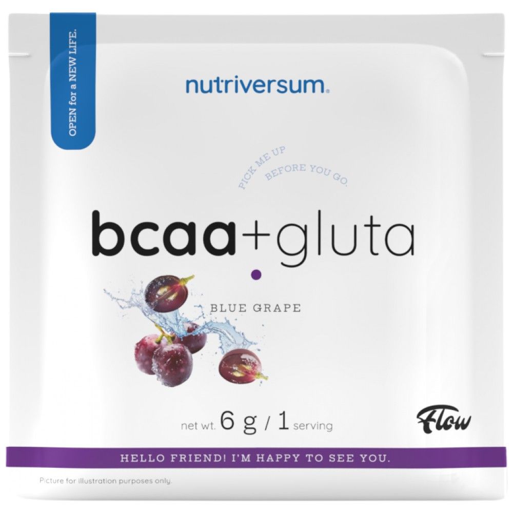 BCAA + Gluta in polvere | Flusso: 6 grammi