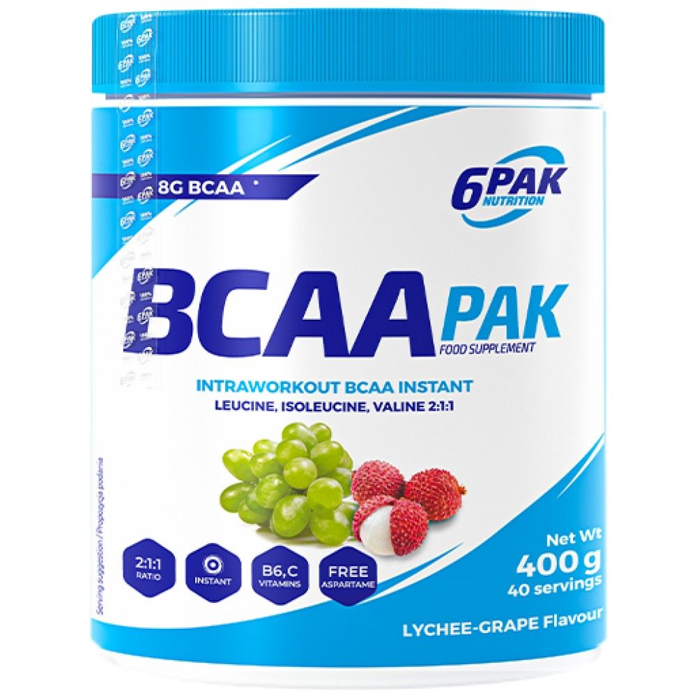 BCAA PAK 2:1:1 Istantaneo - 400 grammi