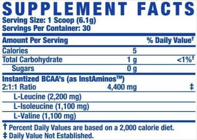 BCAA in polvere XS - 183 grammi