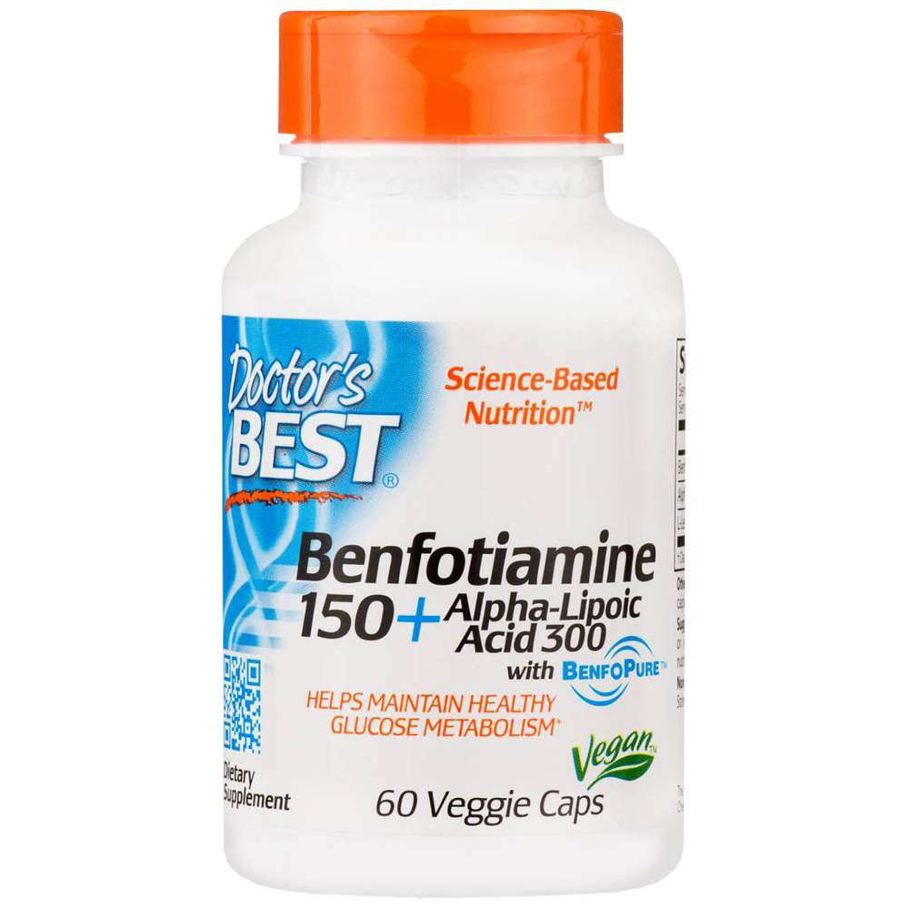 BEST Benfotiamina 150 mg + Acido alfa lipoico 300 mg - 60 capsule
