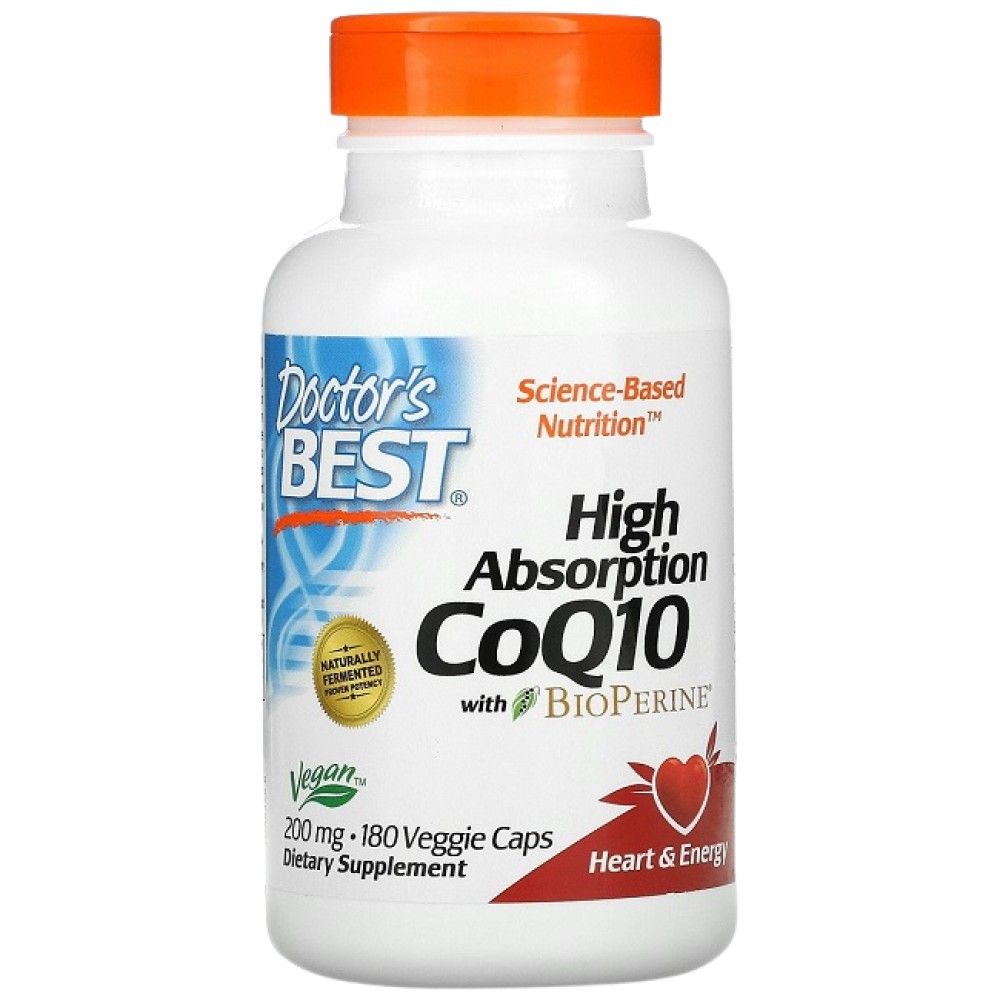 MIGLIOR CoQ10 con Bioperine 200 mg - 180 capsule
