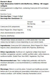 MIGLIOR CoQ10 con Bioperine 300 mg - 90 capsule gel
