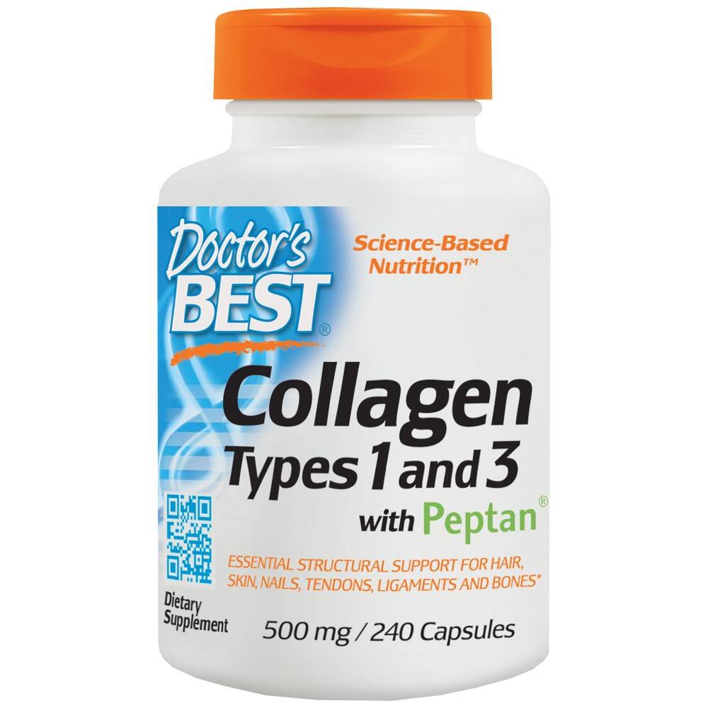 MIGLIORI tipi di collagene 1 & 3/500 mg - 240 capsule