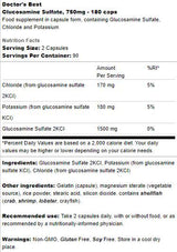 MIGLIOR Glucosamina Solfato 750 mg - 180 capsule