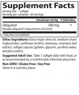 MIGLIOR Ubichinolo Kaneka QH 100 mg - 60 capsule di gel