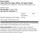 MIGLIOR DHA Vegano dalle Alghe 200 mg - 60 Capsule gel