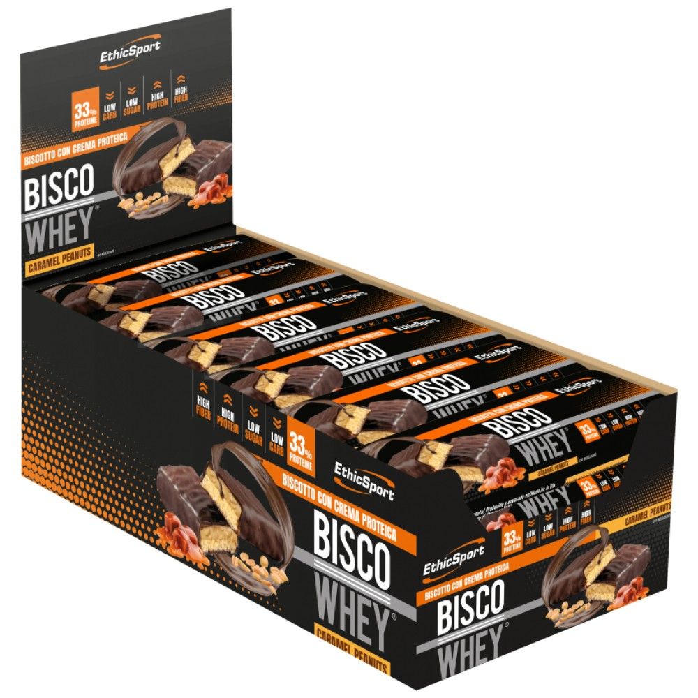 Barretta ad alto contenuto proteico BISCO WHEY - 24 x 40 grammi