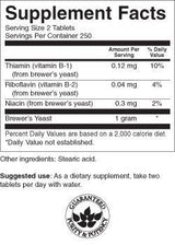 Lievito del birrificio 500 mg 500 compresse