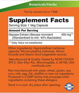 Estratto di Bacopa 450 mg - 90 capsule