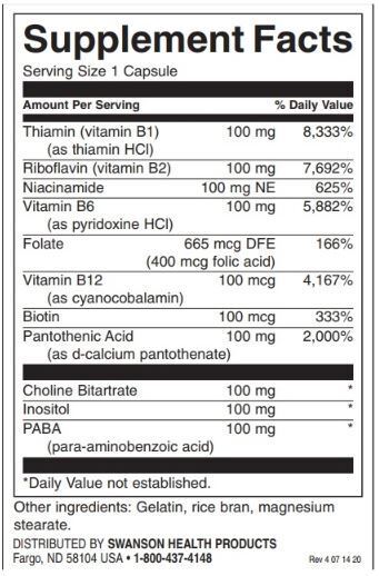 Balance B-100 Complex - Alta potenza/300 capsule - 0